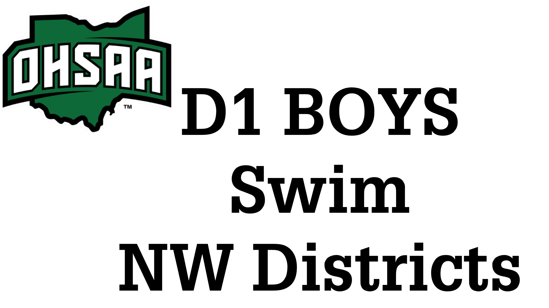 D1 Boys - NW District Swim Meet - 2026